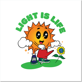 Light Is Life Posters and Art